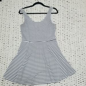 Stripped short dress